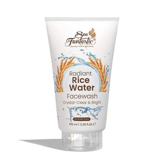 White Rice Face Wash with Hyaluronic acid 100 ml – Brightening & Whitening for Glass Skin, Korean Skincare