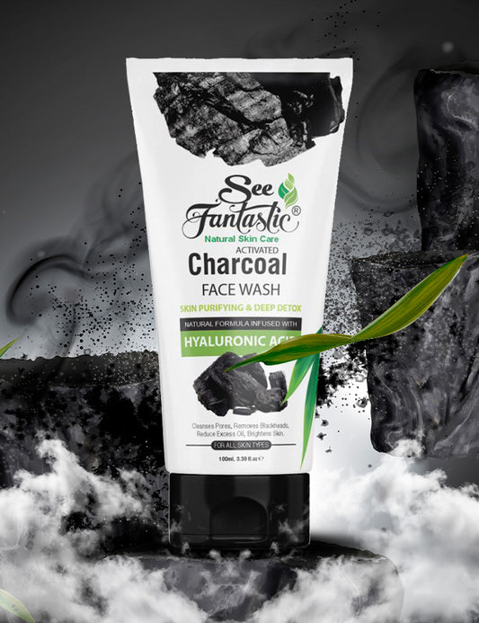 Charcoal Face Wash 100 ml | Deep Cleanse, Oil Control, Detox | For Men & Women