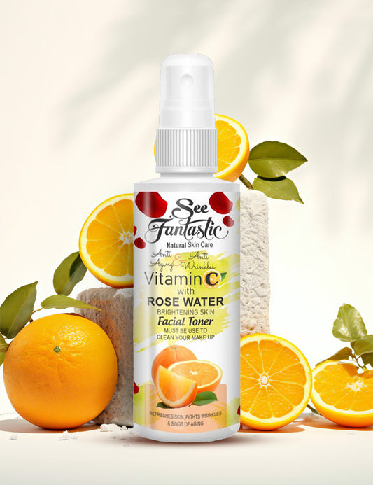 Vitamin C and Rose Water Brightening Toner 120ml