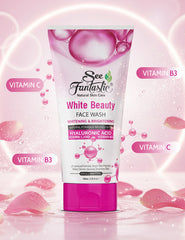 White Beauty Facewash 100 ml - Brightening Facial Cleanser, Skin whitening, Youthful Skin